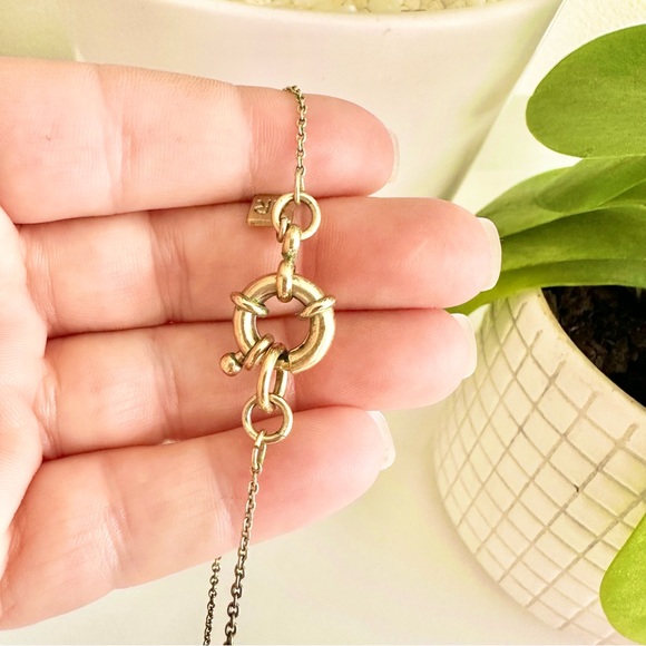 | banana republic • green glass drop necklace | - Picture 5 of 10